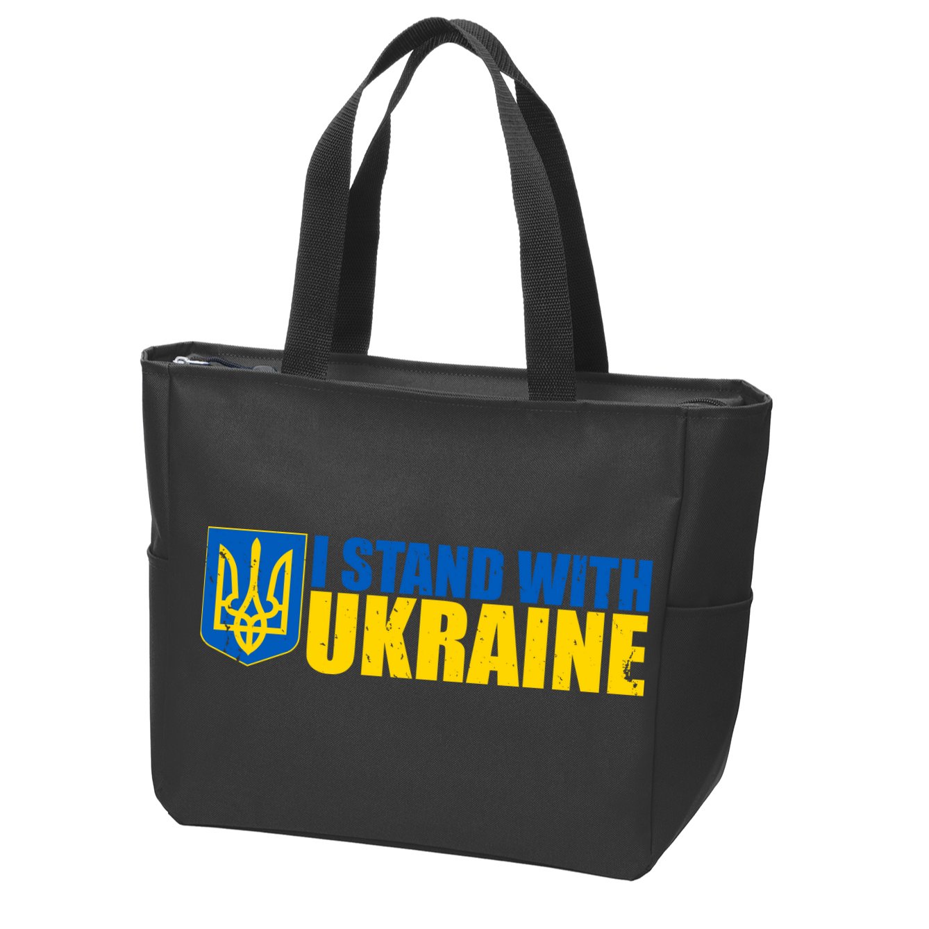 I Stand With Ukraine War Zip Tote Bag