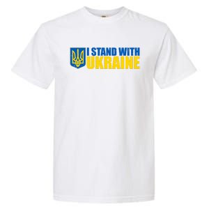 I Stand With Ukraine War Garment-Dyed Heavyweight T-Shirt