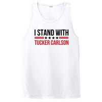 I Stand With Tucker Carlson Vintage American Flag PosiCharge Competitor Tank