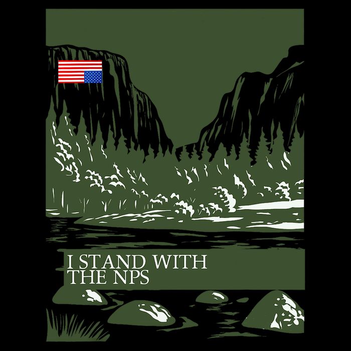 I Stand With The Nps National Park Support 16oz Travel Tumbler
