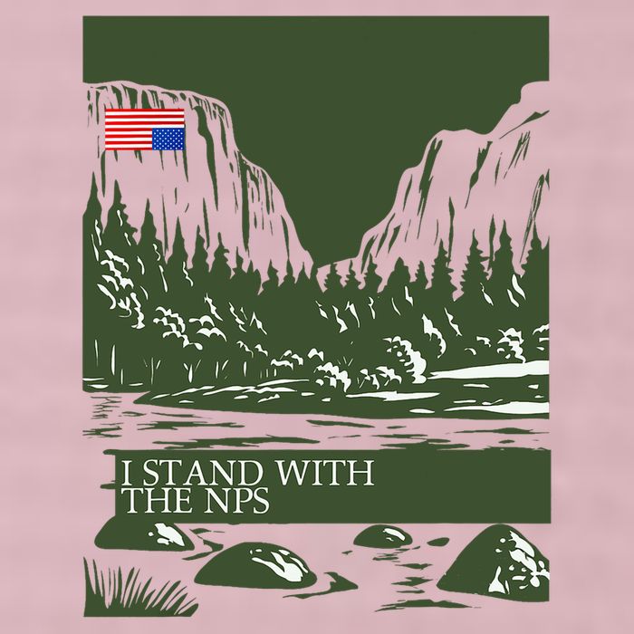 I Stand With The Nps National Park Support 25L Jumbo Tote