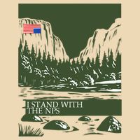 I Stand With The Nps National Park Support Drawstring Bag