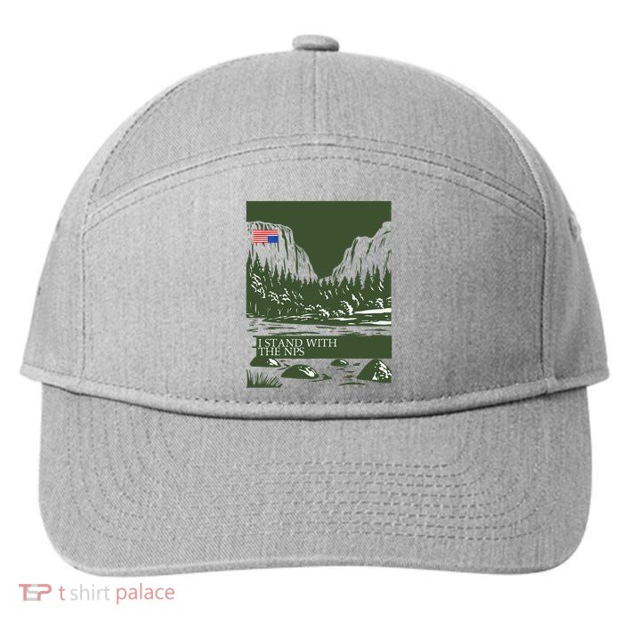 I Stand With The Nps National Park Support 7-Panel Snapback Hat
