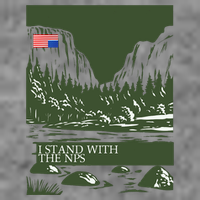 I Stand With The Nps National Park Support Tall Sweatshirt