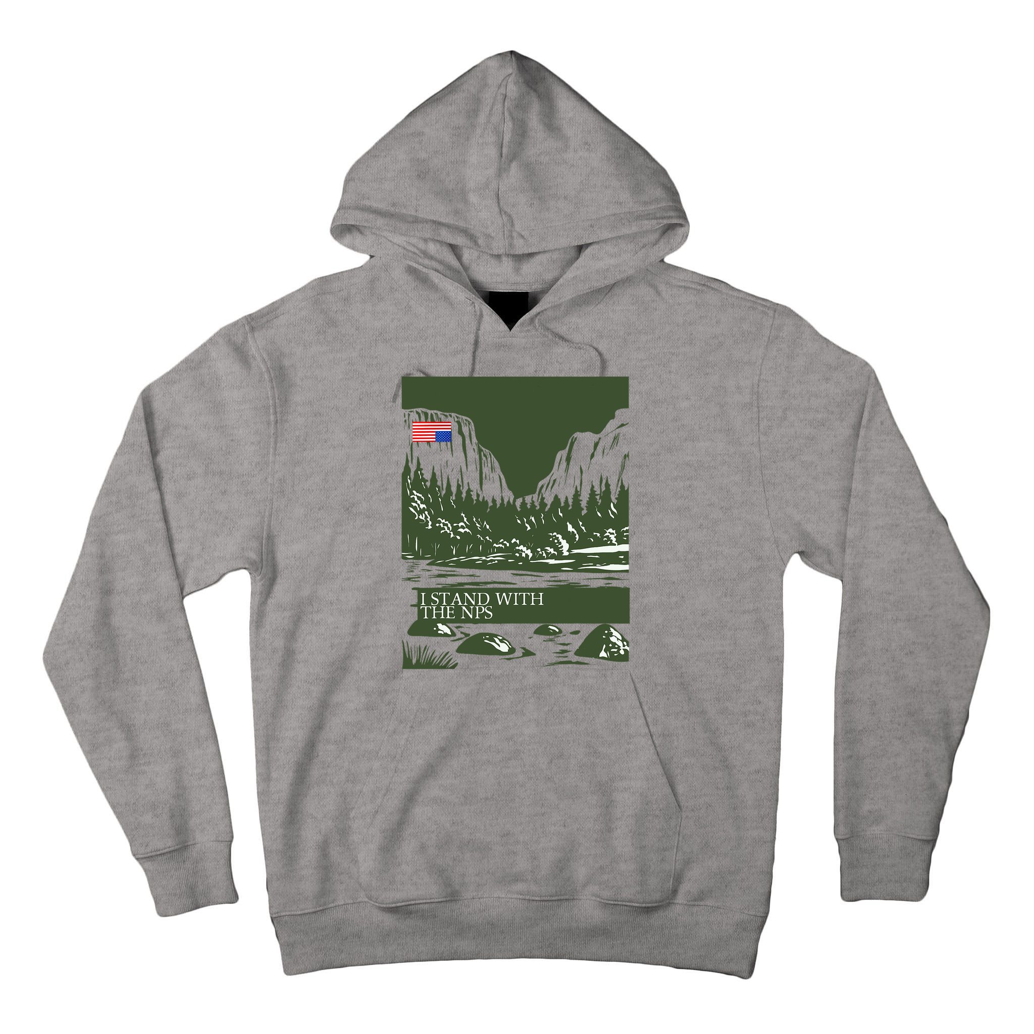 I Stand With The Nps National Park Support Tall Hoodie