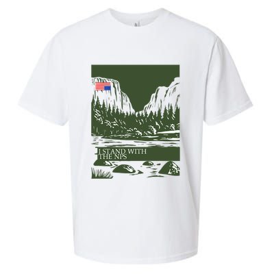 I Stand With The Nps National Park Support Sueded Cloud Jersey T-Shirt