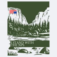 I Stand With The Nps National Park Support Sueded Cloud Jersey T-Shirt