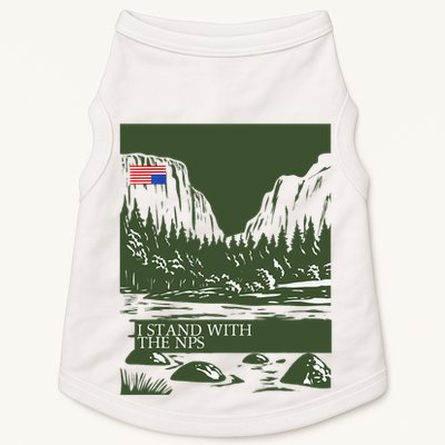 I Stand With The Nps National Park Support Doggie Tank