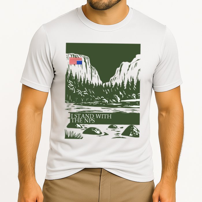 I Stand With The Nps National Park Support Performance Shirt