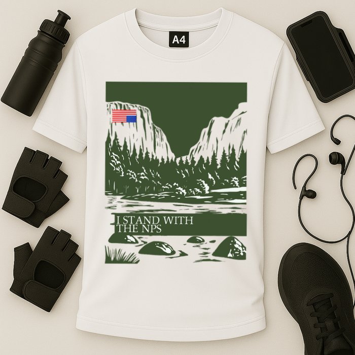 I Stand With The Nps National Park Support Performance Shirt
