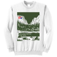 I Stand With The Nps National Park Support Sweatshirt