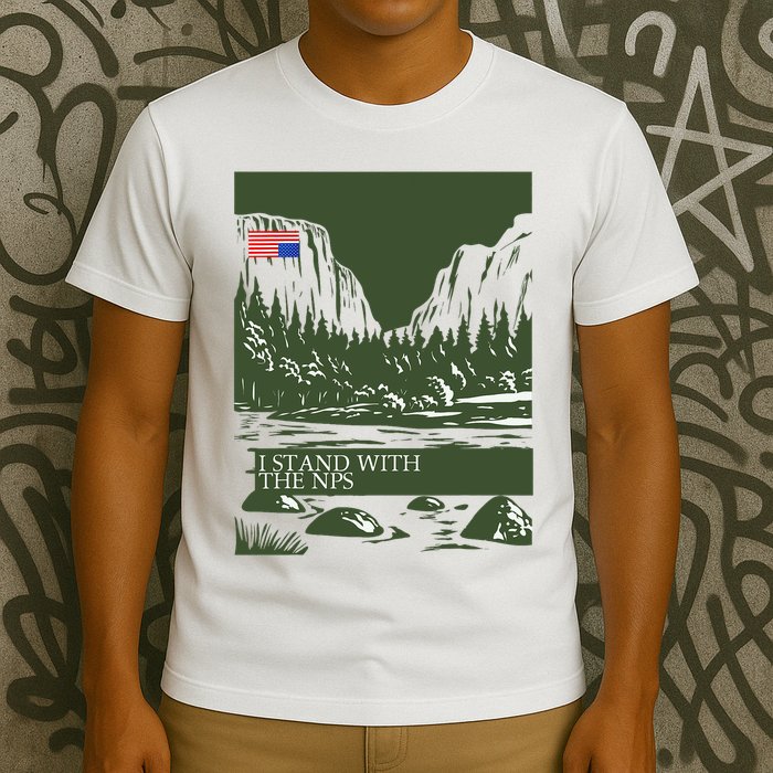 I Stand With The Nps National Park Support T-Shirt