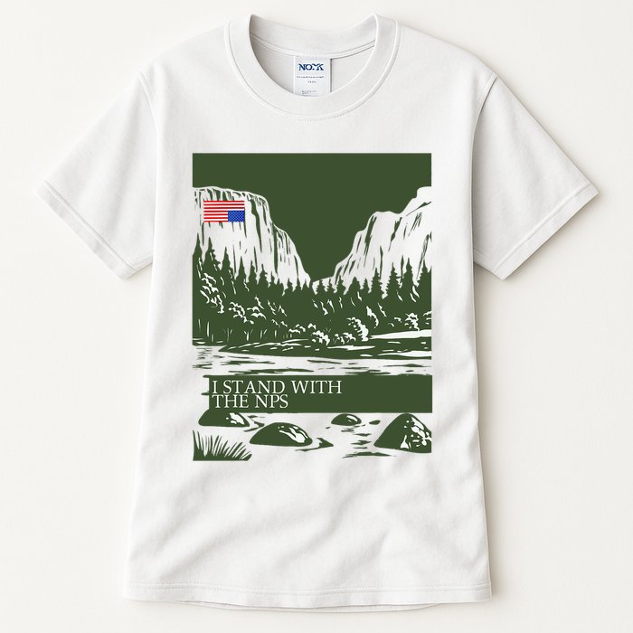I Stand With The Nps National Park Support Tall T-Shirt