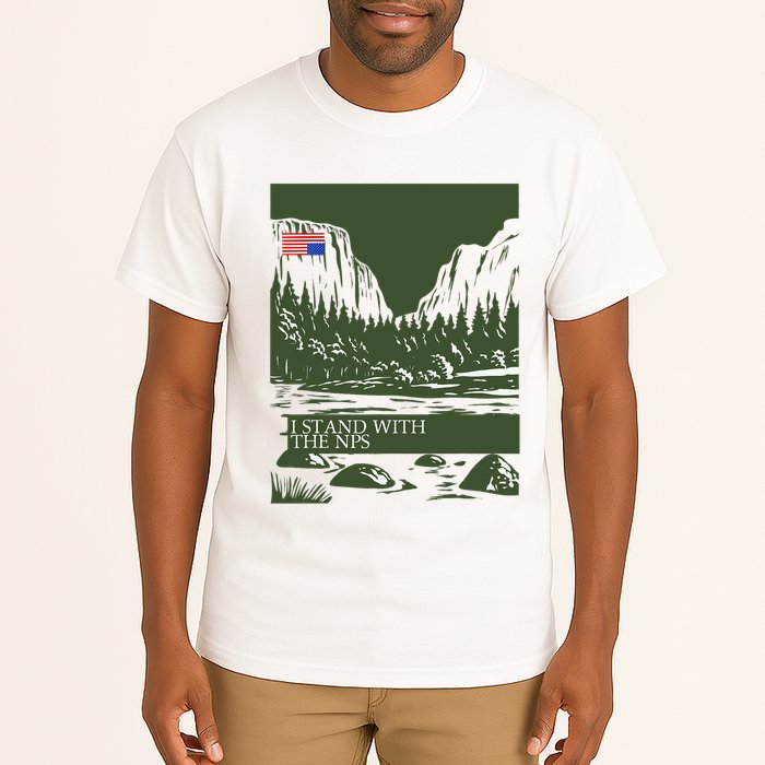I Stand With The Nps National Park Support Tall T-Shirt