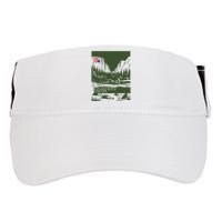 I Stand With The Nps National Park Support Adult Drive Performance Visor