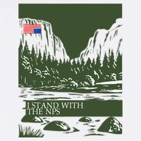 I Stand With The Nps National Park Support Bucket Hat