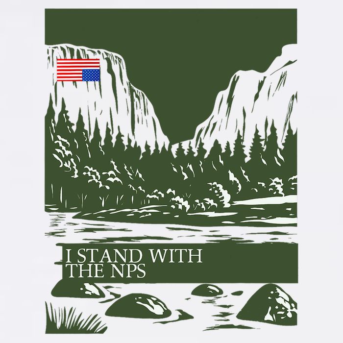 I Stand With The Nps National Park Support Bucket Hat