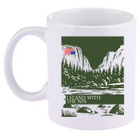 I Stand With The Nps National Park Support 11oz C Handle Ceramic Mug