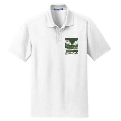 I Stand With The Nps National Park Support Dry Zone Grid Polo