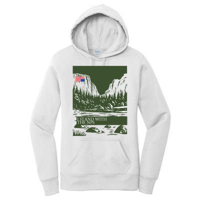 I Stand With The Nps National Park Support Women's Pullover Hoodie