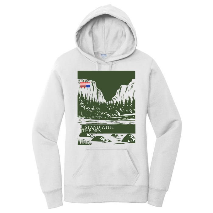 I Stand With The Nps National Park Support Women's Pullover Hoodie