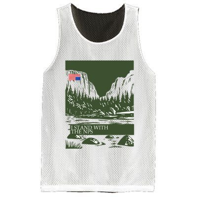 I Stand With The Nps National Park Support Mesh Reversible Basketball Jersey Tank