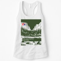 I Stand With The Nps National Park Support Womens Tank Top