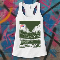 I Stand With The Nps National Park Support Womens Tank Top