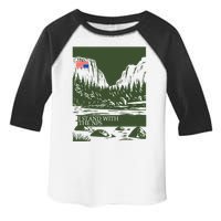 I Stand With The Nps National Park Support Toddler Fine Jersey T-Shirt