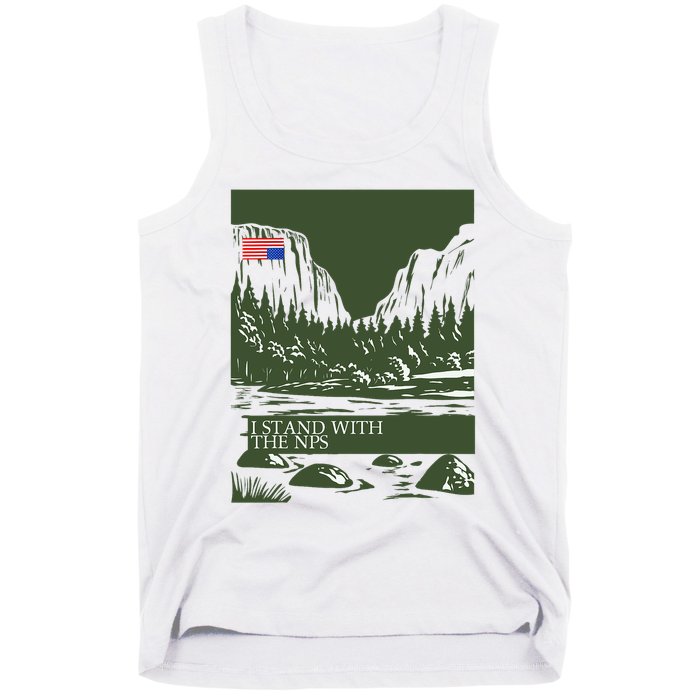 I Stand With The Nps National Park Support Tank Top