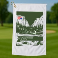 I Stand With The Nps National Park Support Golf Towel