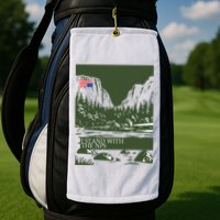 I Stand With The Nps National Park Support Golf Towel