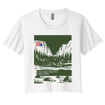 I Stand With The Nps National Park Support Crop Top