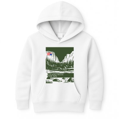 I Stand With The Nps National Park Support Kids Hoodie