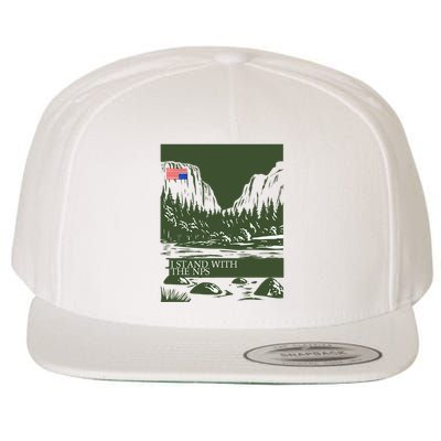 I Stand With The Nps National Park Support Wool Snapback Cap