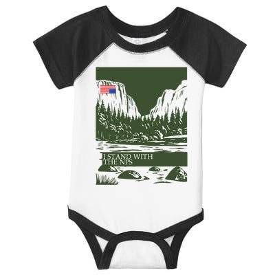 I Stand With The Nps National Park Support Infant Baby Jersey Bodysuit