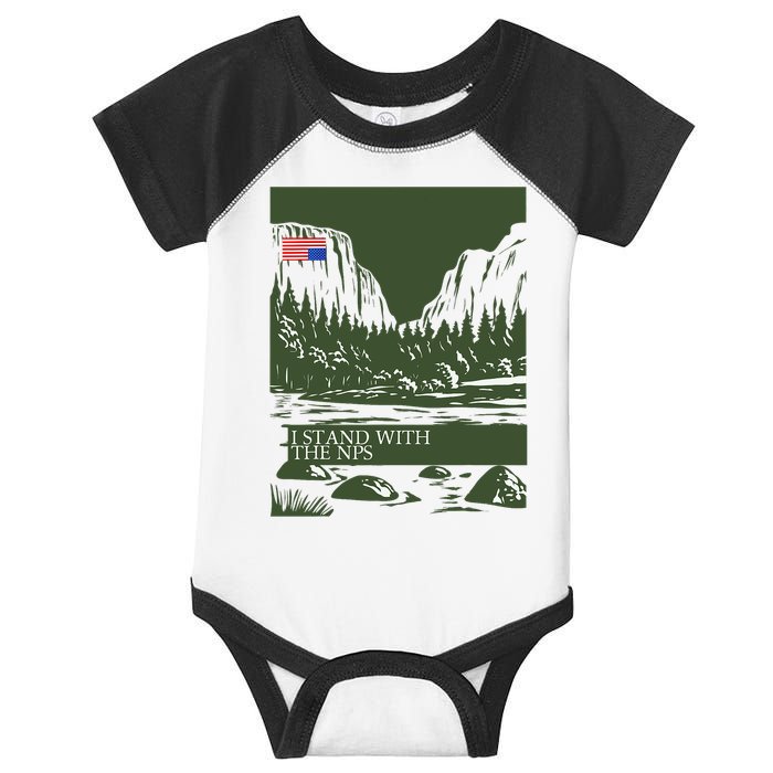 I Stand With The Nps National Park Support Infant Baby Jersey Bodysuit