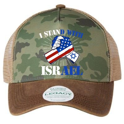 I Stand With Israel Legacy Tie Dye Trucker Hat