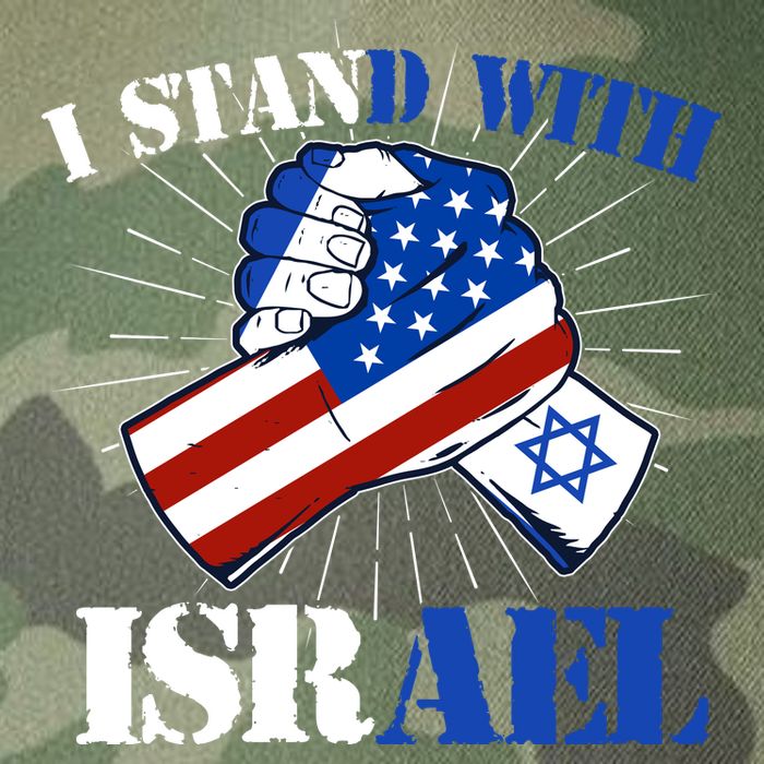 I Stand With Israel Legacy Tie Dye Trucker Hat