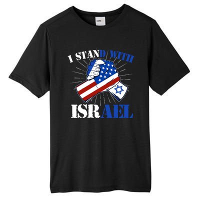 I Stand With Israel Tall Fusion ChromaSoft Performance T-Shirt