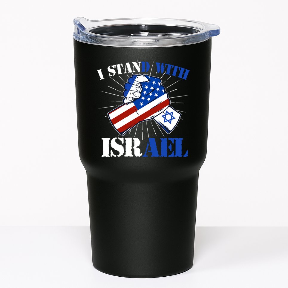 I Stand With Israel Tumbler