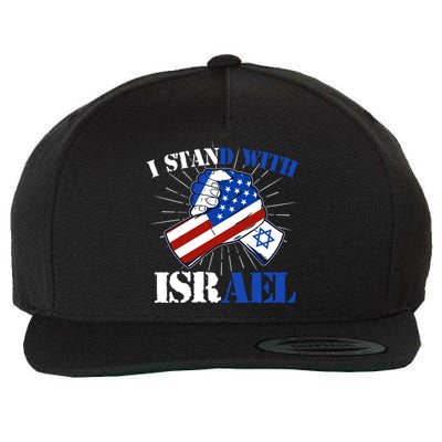 I Stand With Israel Wool Snapback Cap