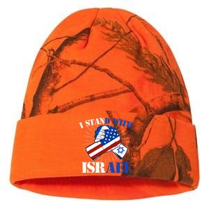 I Stand With Israel Kati Licensed 12" Camo Beanie