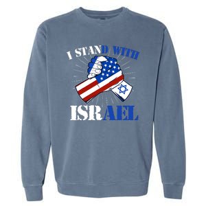 I Stand With Israel Garment-Dyed Sweatshirt