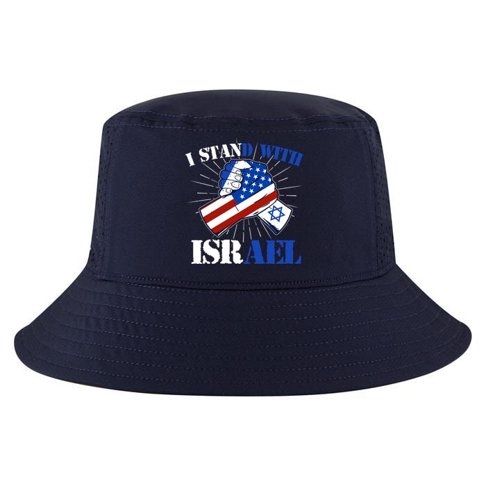 I Stand With Israel Cool Comfort Performance Bucket Hat