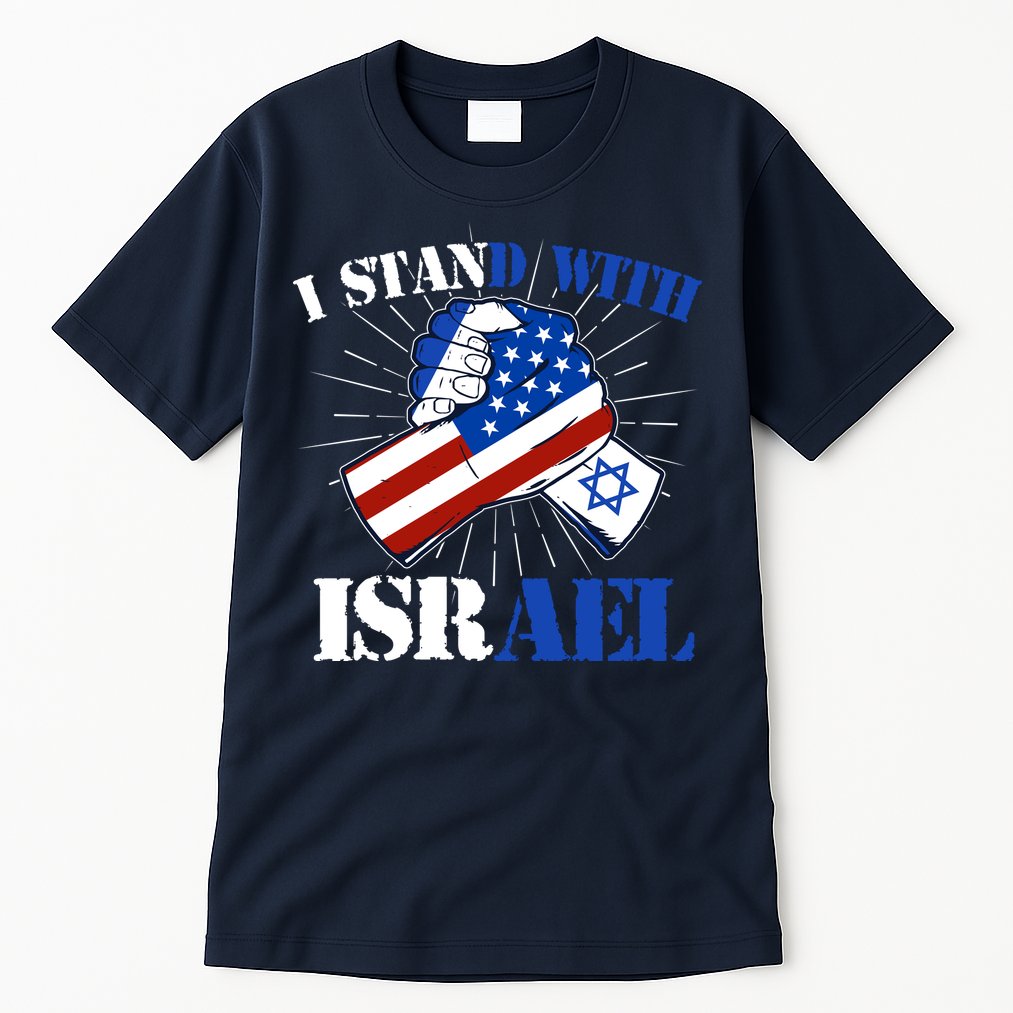 I Stand With Israel Tall T-Shirt