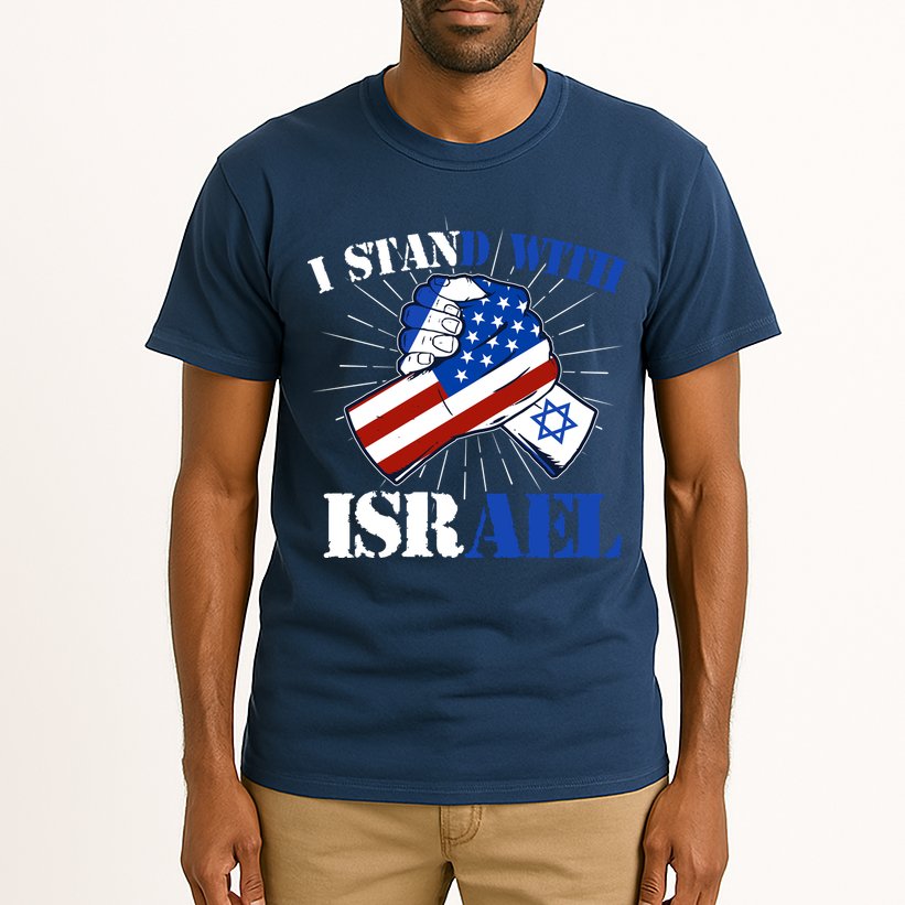 I Stand With Israel Tall T-Shirt