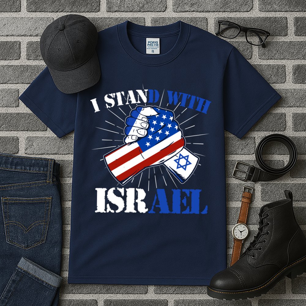 I Stand With Israel Tall T-Shirt