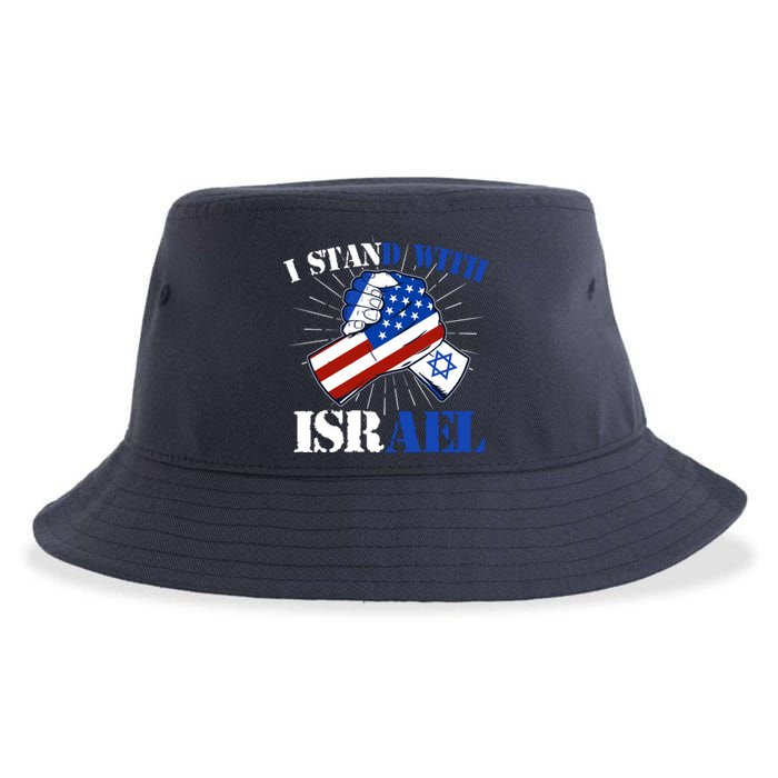 I Stand With Israel Sustainable Bucket Hat