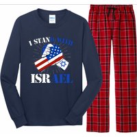 I Stand With Israel Long Sleeve Pajama Set